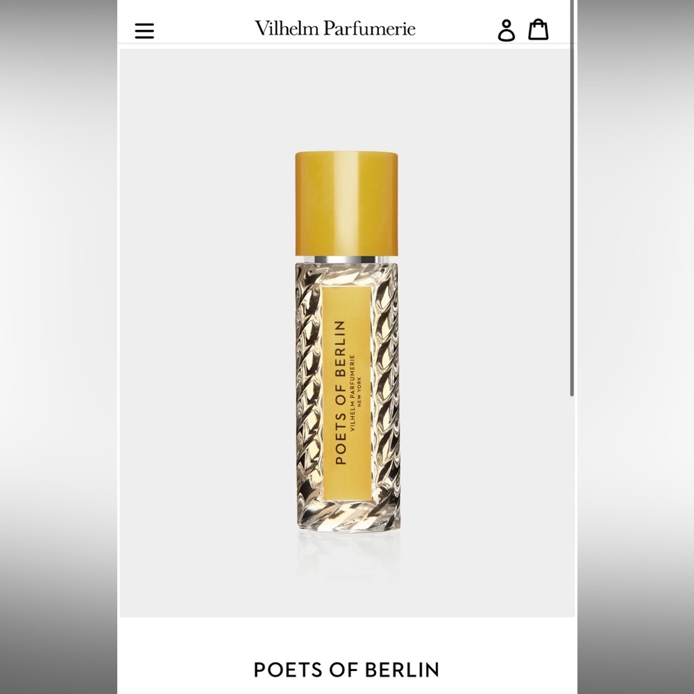 Vilhelm Parfumerie - Poets of Berlin - 10 ml Spray Bottle